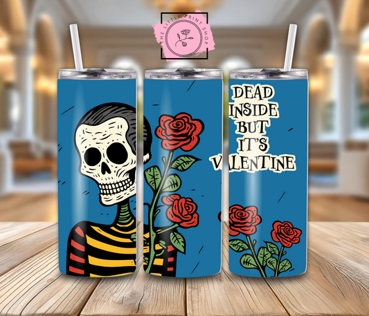 Dead Inside - 20oz Sublimation Wrap