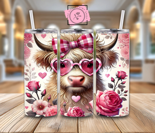 Highland Cow - 20oz Sublimation Wrap