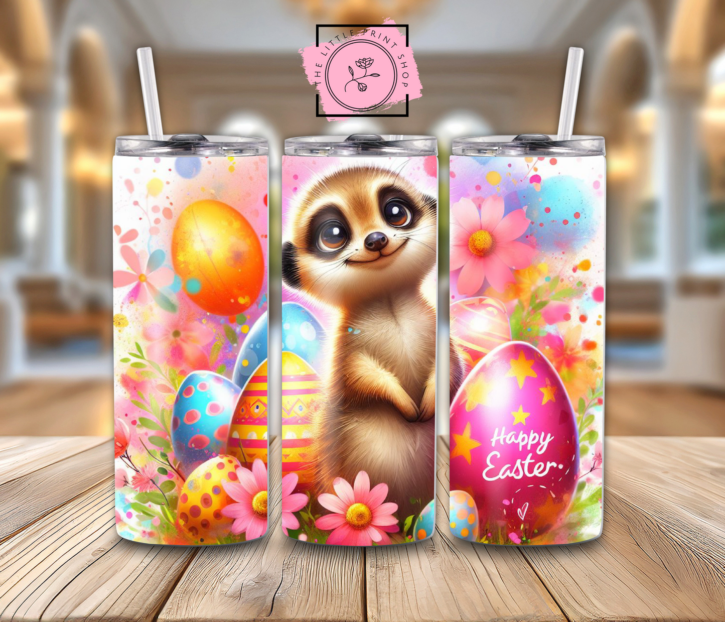 Easter Meerkat - 20oz Sublimation Wrap