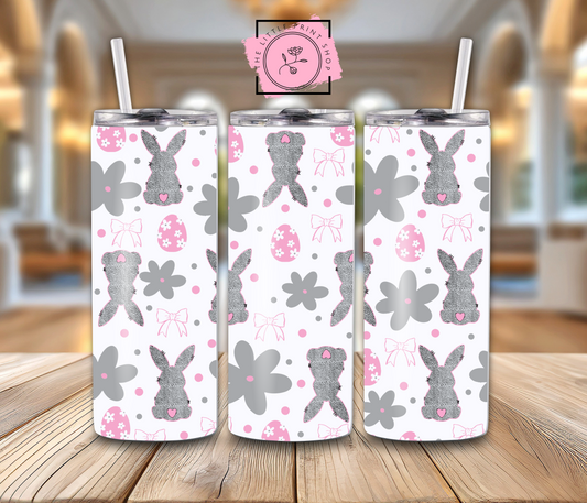 Grey Bunnies - 20oz Sublimation Wrap