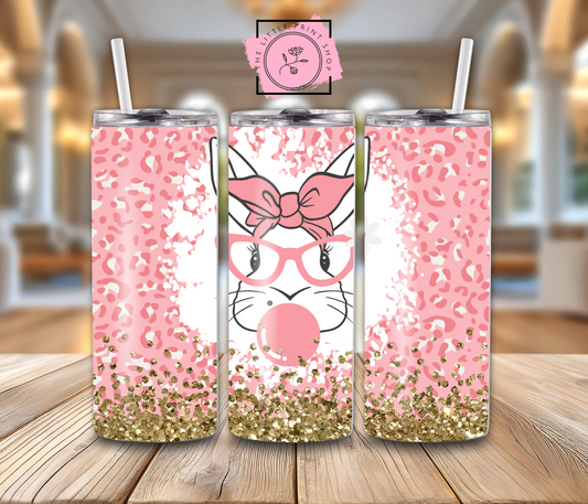 Pink Bunny - 20oz Sublimation Wrap
