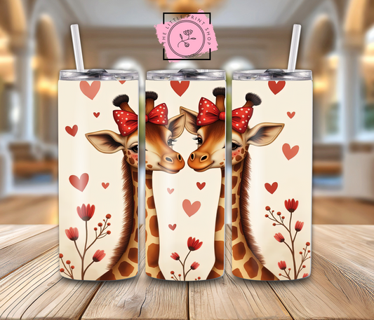 Giraffe Love - 20oz Sublimation Wrap