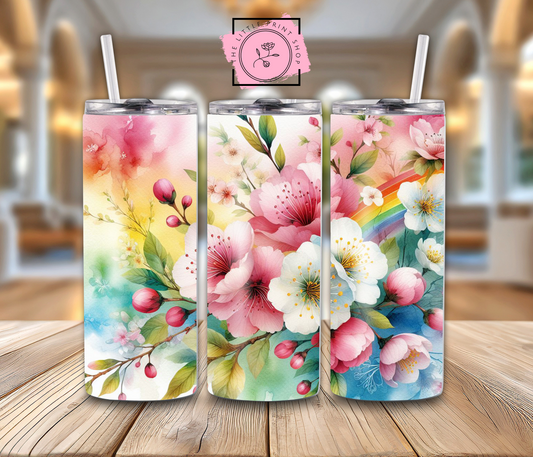 Flowers - 20oz Sublimation Wrap
