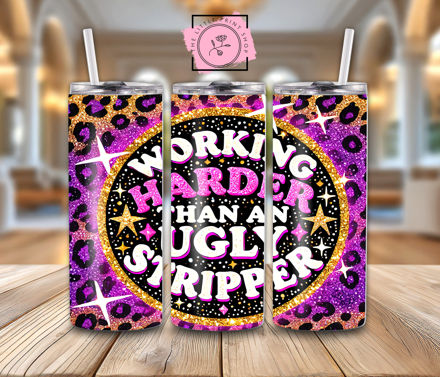 Working Hard - 20oz Sublimation Wrap