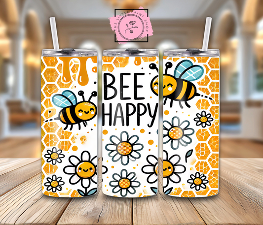 Bee Happy - 20oz Sublimation Wrap