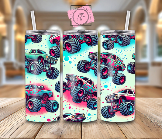 Monster Trucks - 20oz Sublimation Wrap