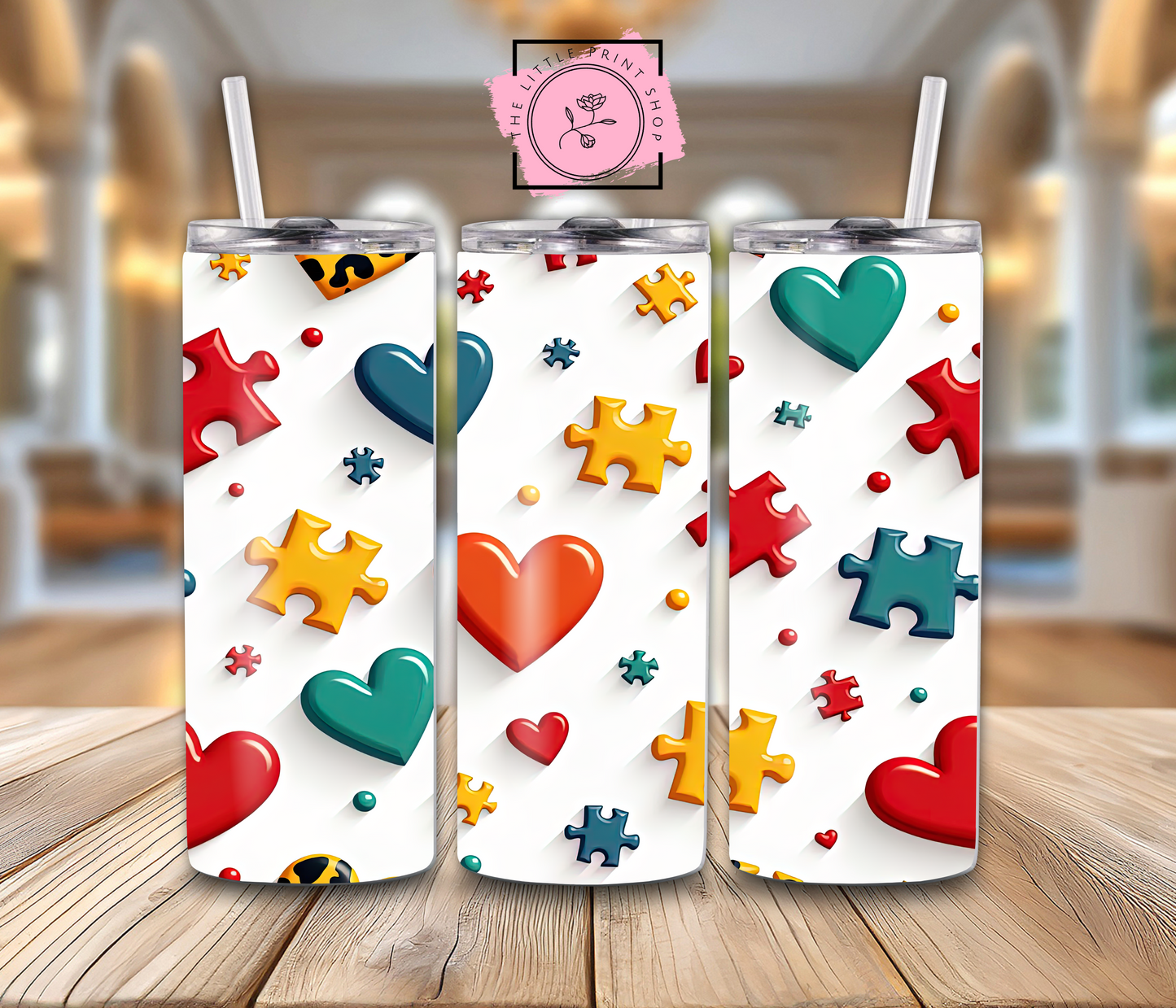 Autism - 20oz Sublimation Wrap