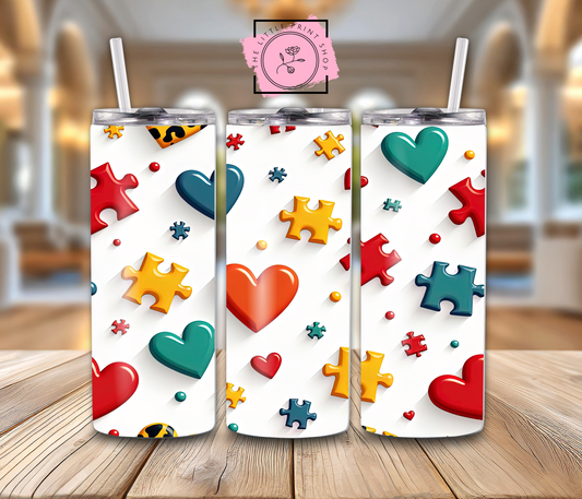 Autism - 20oz Sublimation Wrap