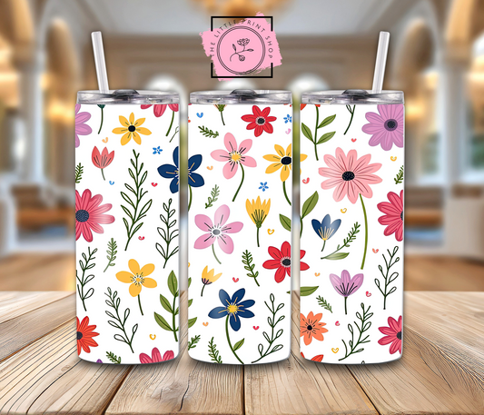 Spring Flowers - 20oz Sublimation Wrap