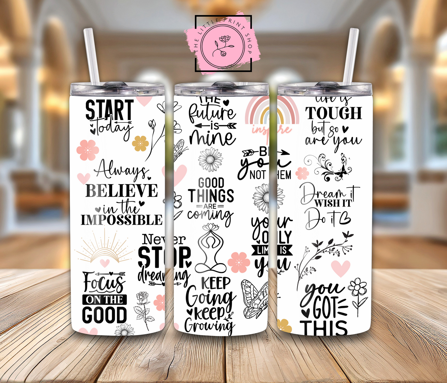Good Things Are Coming - 20oz Sublimation Wrap