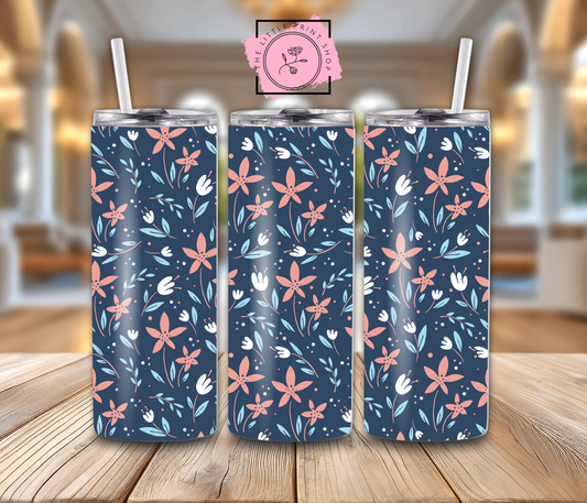 Flowers - 20oz Sublimation Wrap