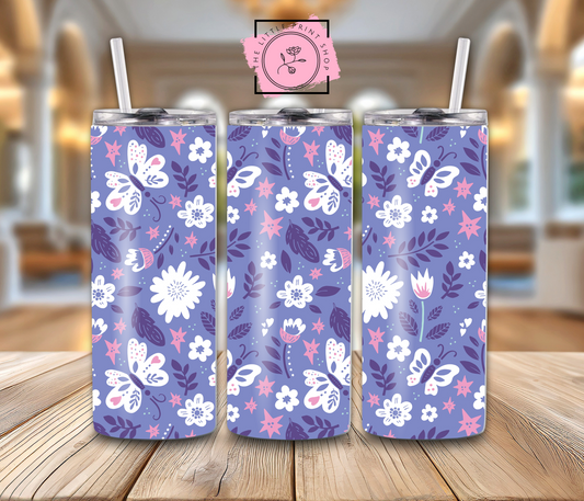 Flowers - 20oz Sublimation Wrap