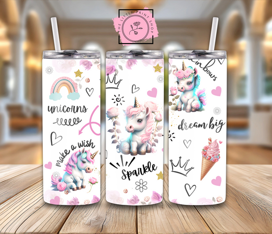 Unicorn Sparkle - 20oz Sublimation Wrap
