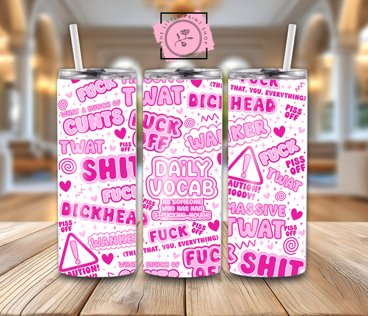 Daily Vocab - 20oz Sublimation Wrap