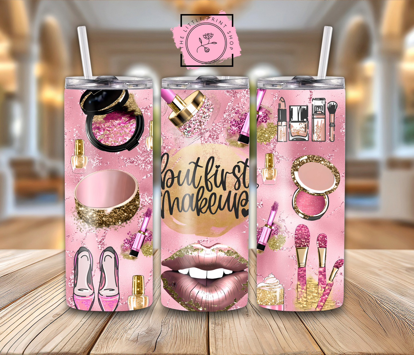 But First Makeup - 20oz Sublimation Wrap