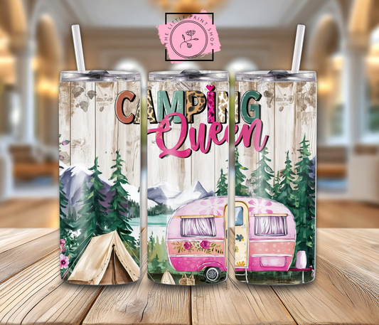 Camping Queen - 20oz Sublimation Wrap