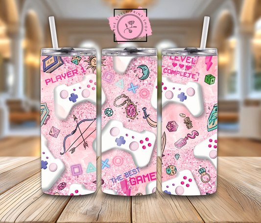 Pink Gamer - 20oz Sublimation Wrap