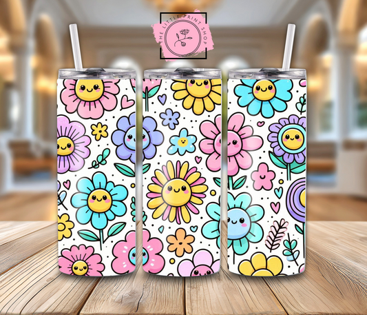 Flower Power - 20oz Sublimation Wrap