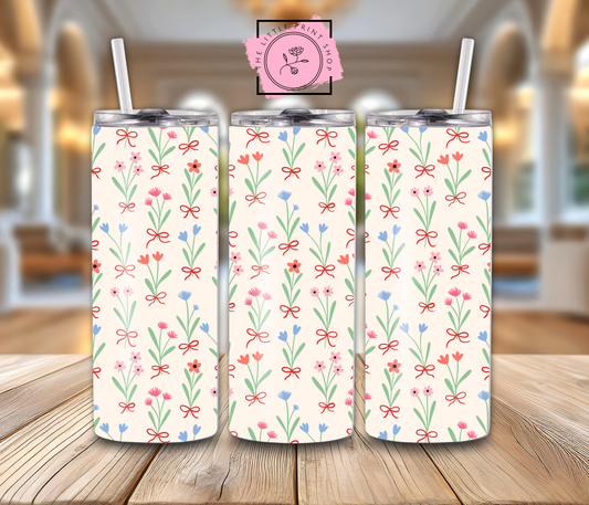 Spring Flowers - 20oz Sublimation Wrap