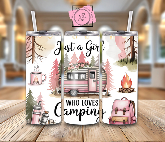 Just A Girl - 20oz Sublimation Wrap