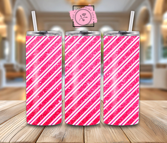 Pink Glitter - 20oz Sublimation Wrap