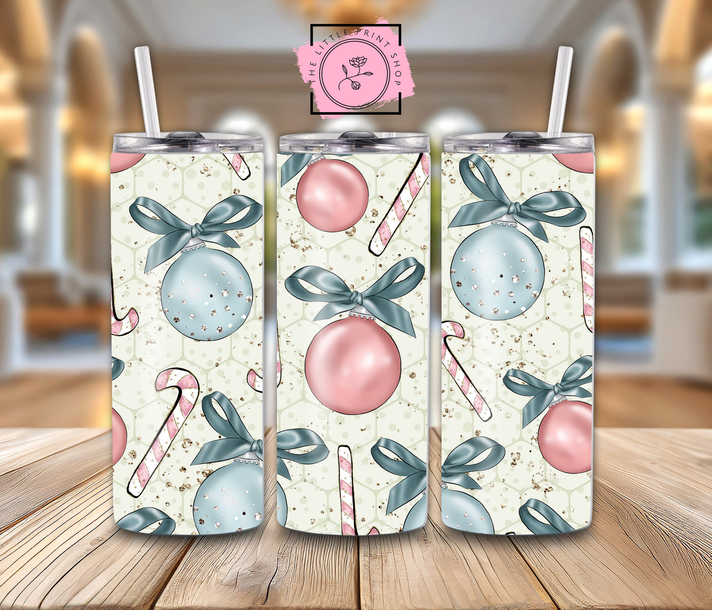 Christmas Baubles - 20oz Sublimation Wrap