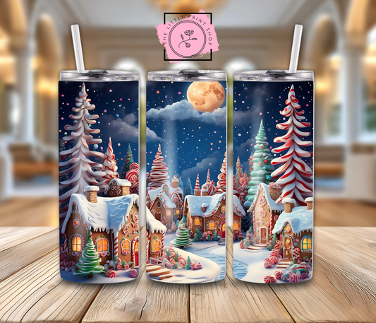 Christmas Scene - 20oz Sublimation Wrap