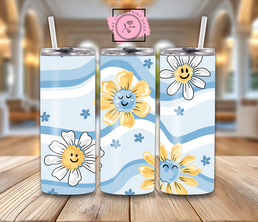 Daisy Swirls - 20oz Sublimation Wrap