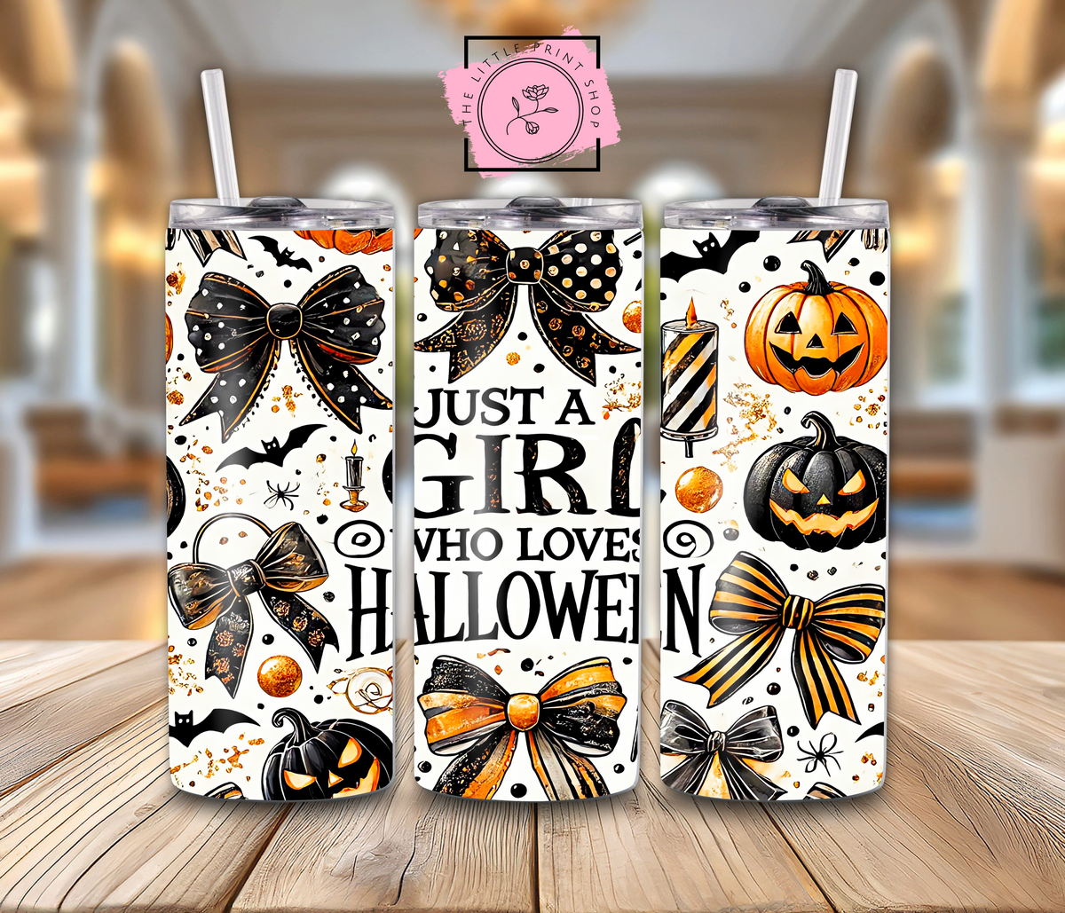 Just A Girl - 20oz Sublimation Wrap