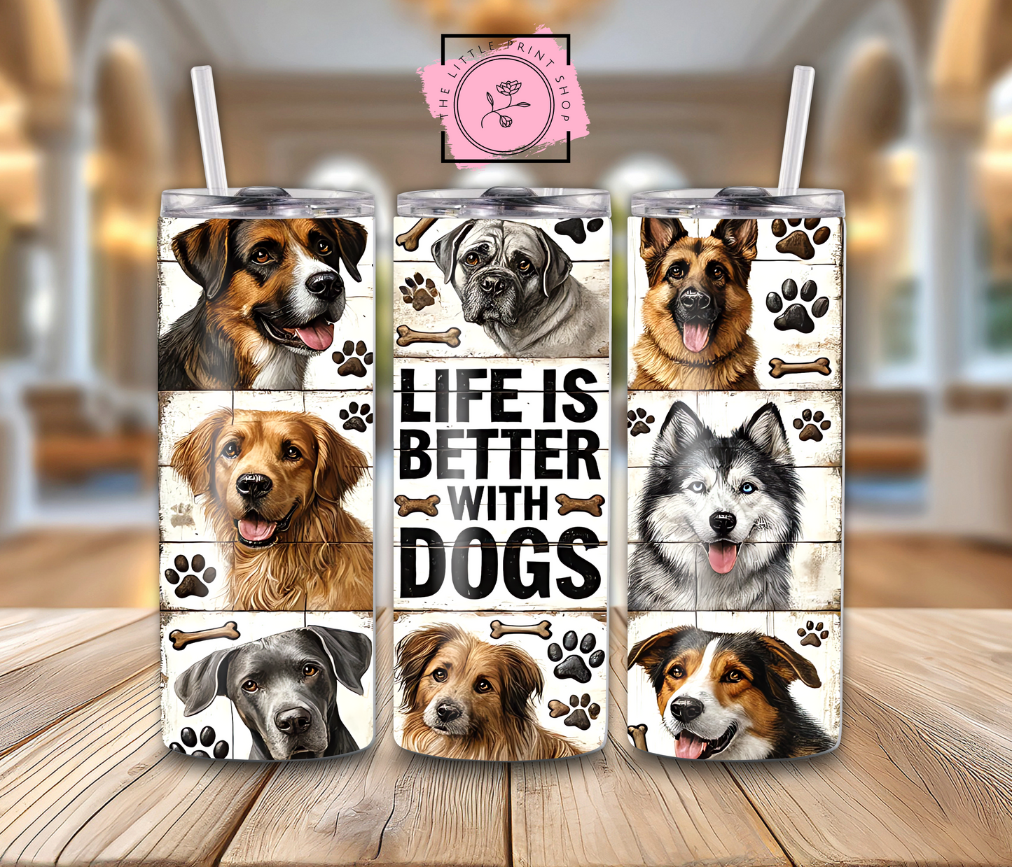 Life Is Better - 20oz Sublimation Wrap