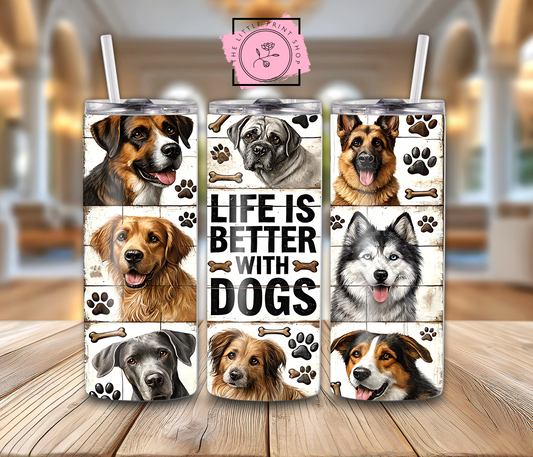 Life Is Better - 20oz Sublimation Wrap