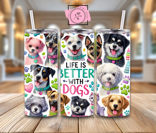 Life Is Better - 20oz Sublimation Wrap
