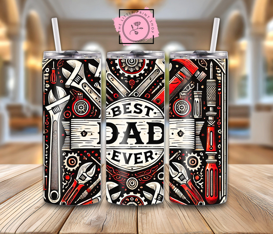 Best Dad Ever - 20oz Sublimation Wrap