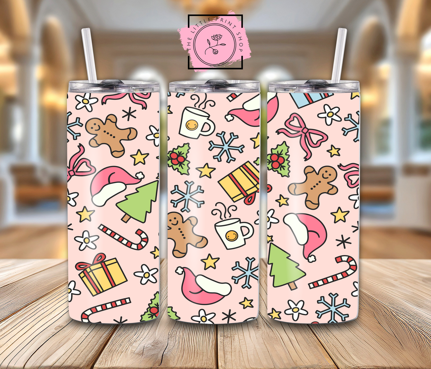 Christmas Pattern - 20oz Sublimation Wrap