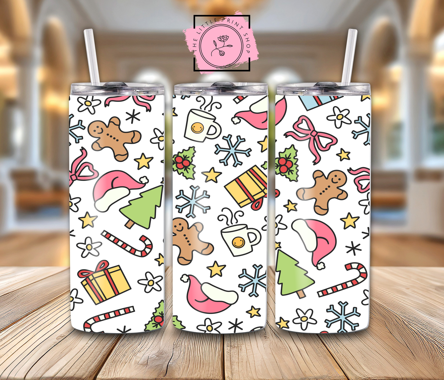 Christmas Pattern - 20oz Sublimation Wrap
