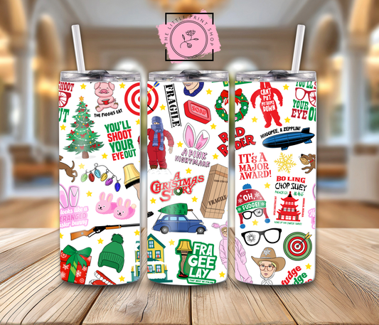 Christmas Pattern - 20oz Sublimation Wrap