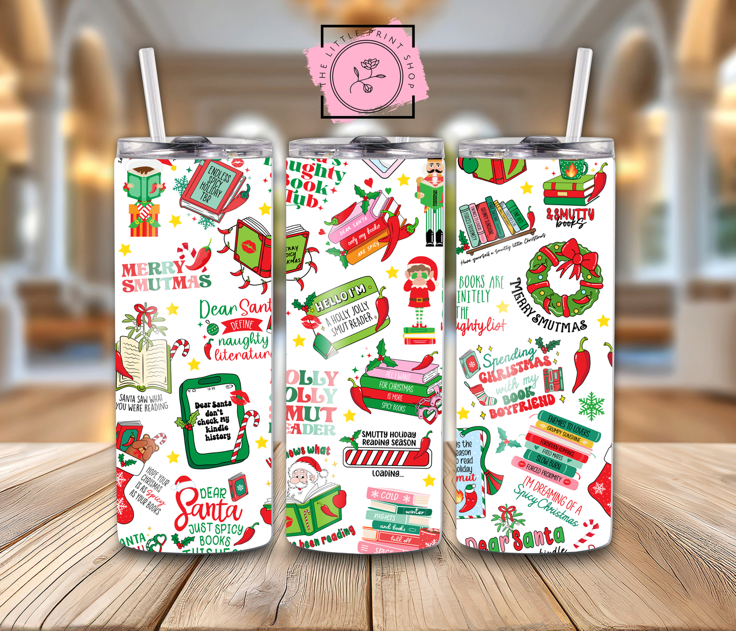 Christmas Pattern - 20oz Sublimation Wrap