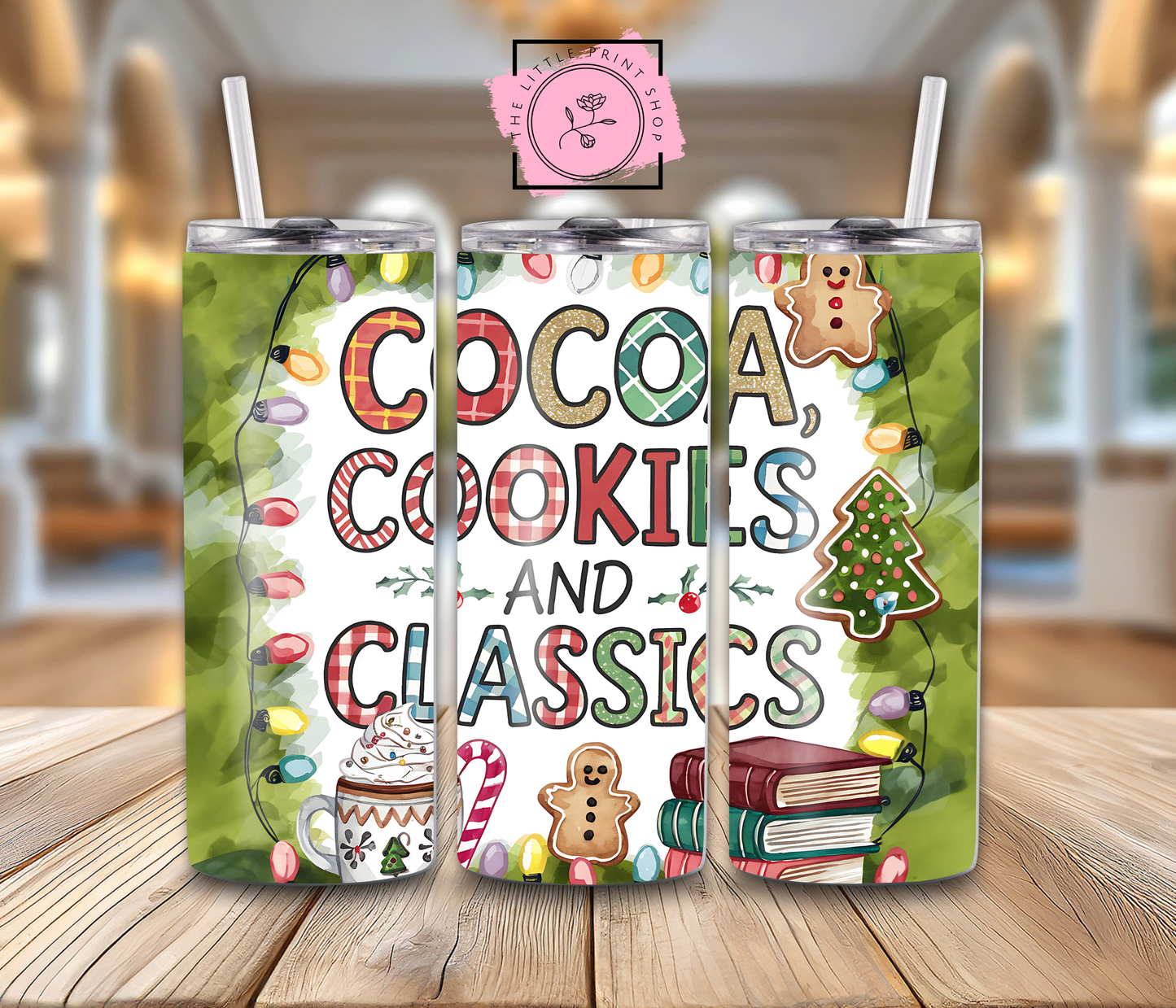 Cocoa Cookies & Classics - 20oz Sublimation Wrap