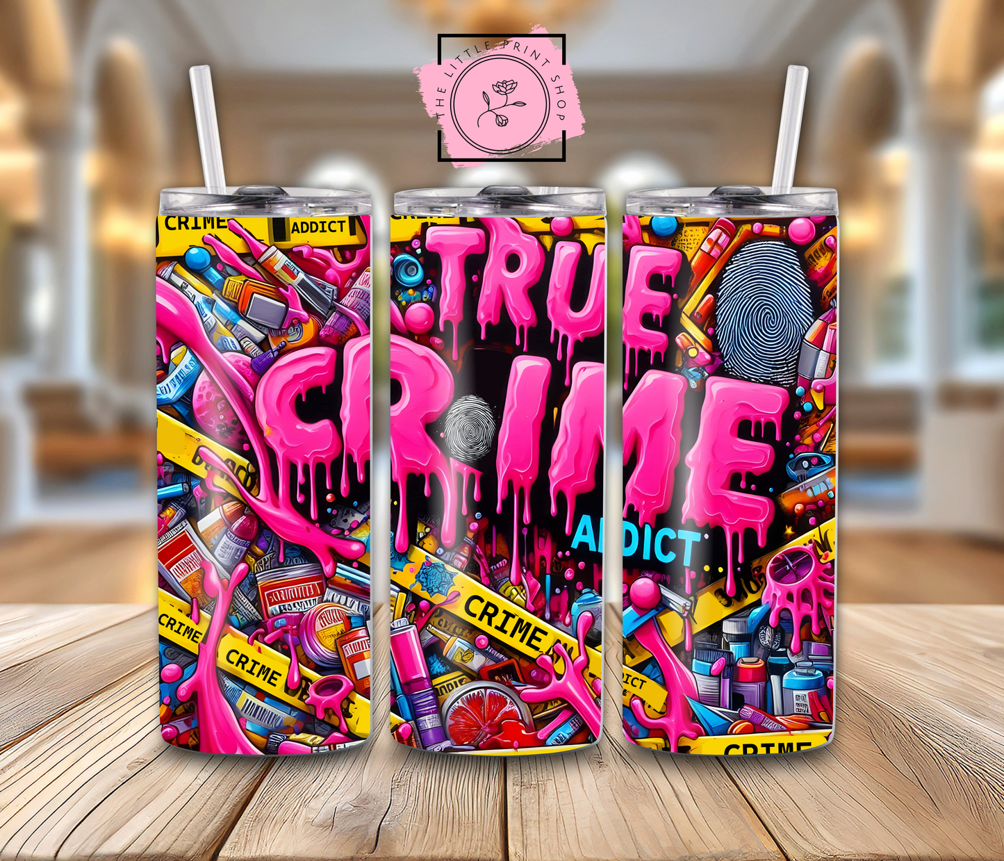 True Crime - 20oz Sublimation Wrap