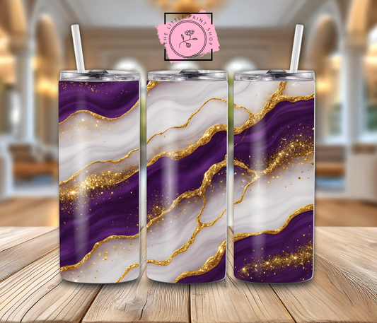 Purple Marble - 20oz Sublimation Wrap