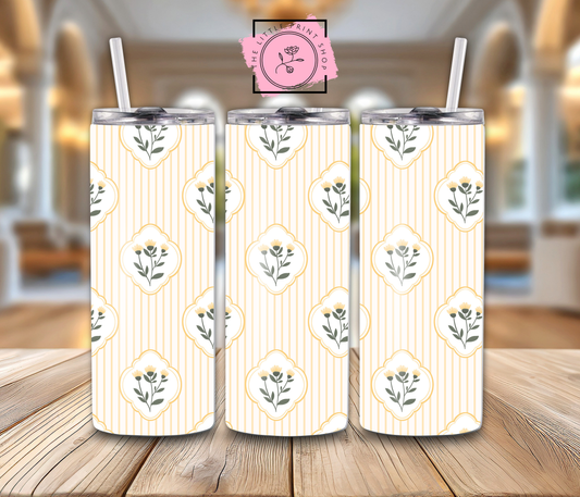 Yellow Stripes - 20oz Sublimation Wrap