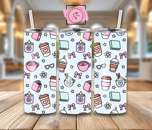 Coffee & Books - 20oz Sublimation Wrap
