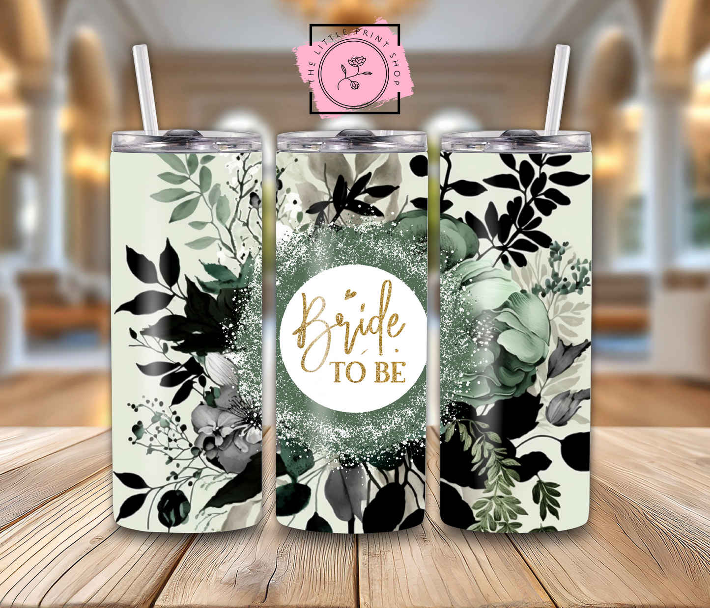 Bride To Be - Green - 20oz Sublimation Wrap
