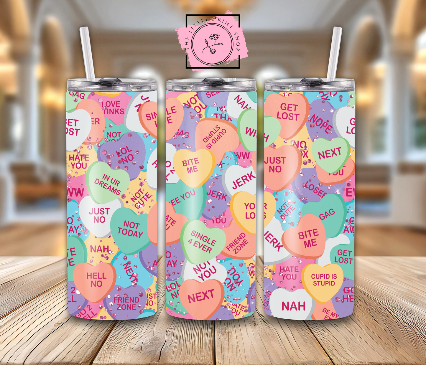 Anti Love - 20oz Sublimation Wrap