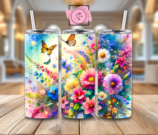 Butterfly Meadow - 20oz Sublimation Wrap
