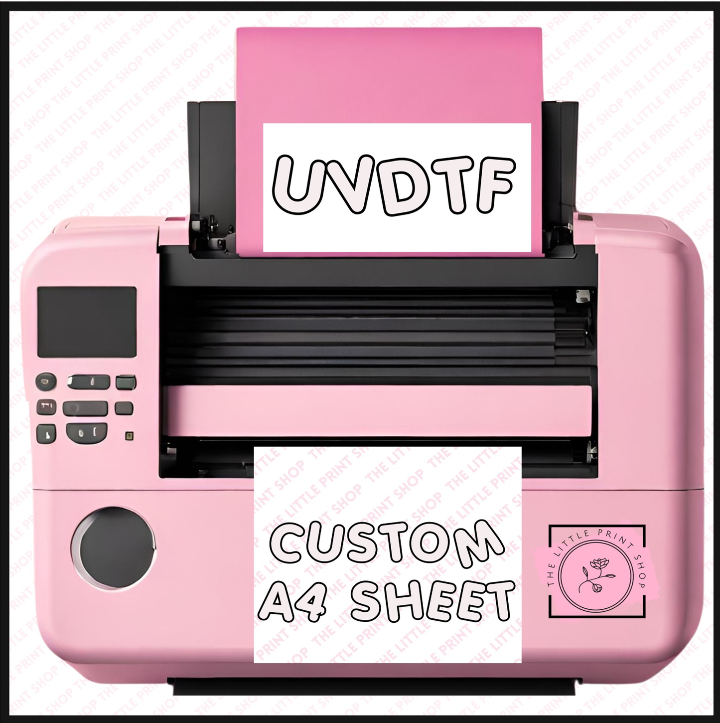 UV DTF - A4 Custom Sheet