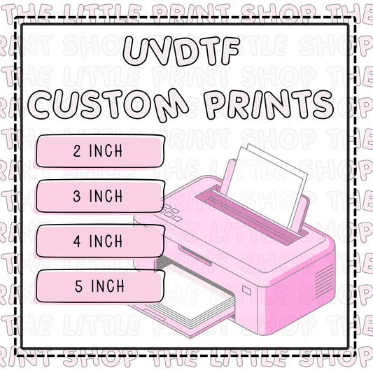 UV DTF Custom Uploads - Single Files