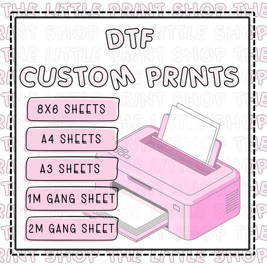 DTF Custom Uploads & Sheets