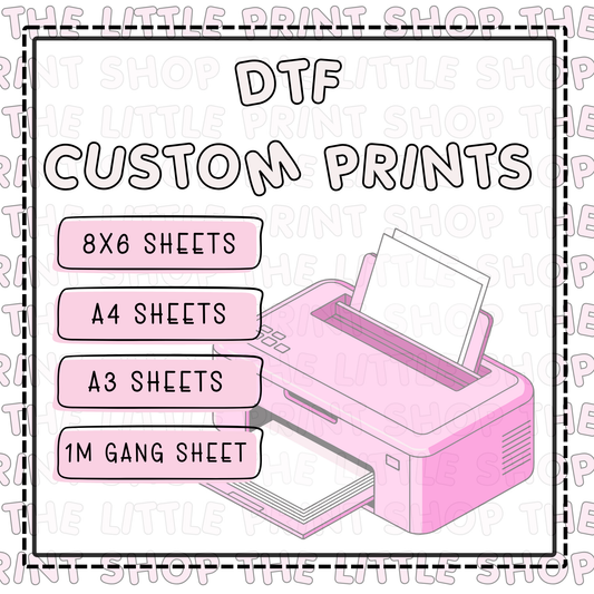 DTF Custom Uploads & Sheets