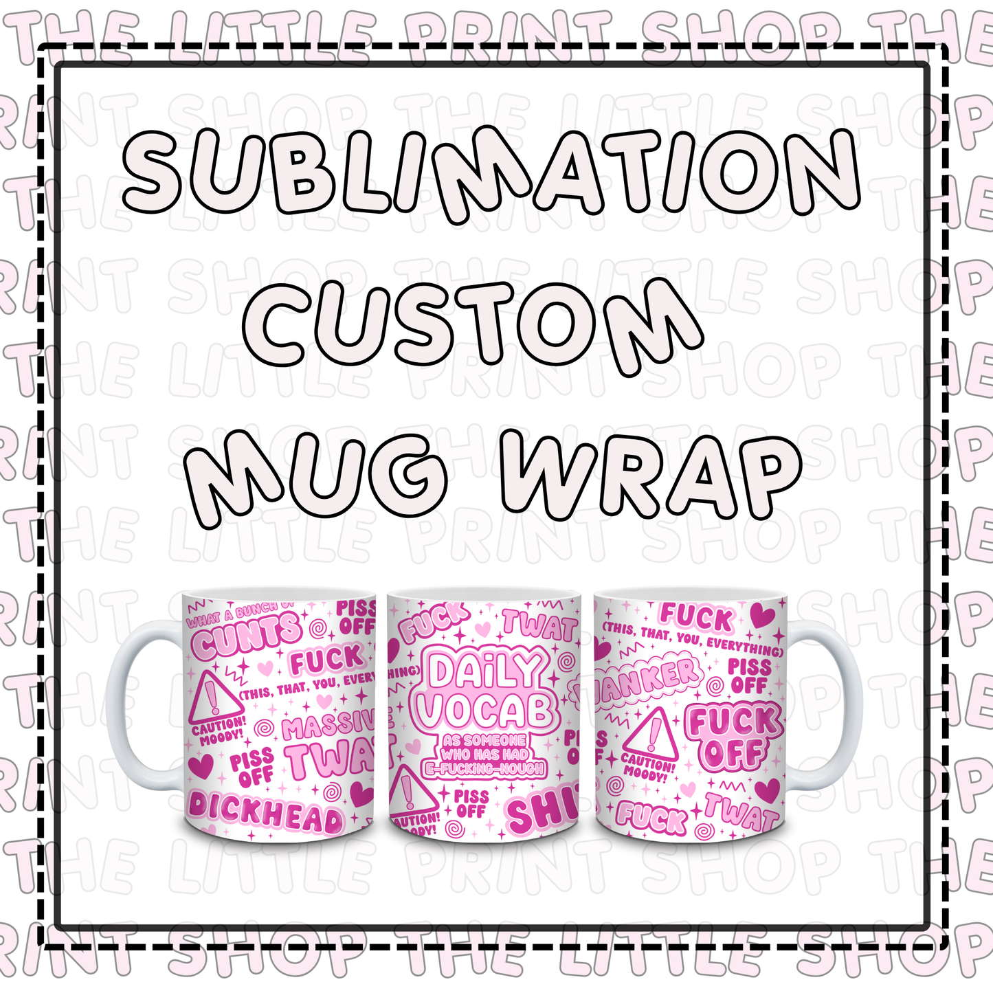 Sublimation - Custom Mug Wrap